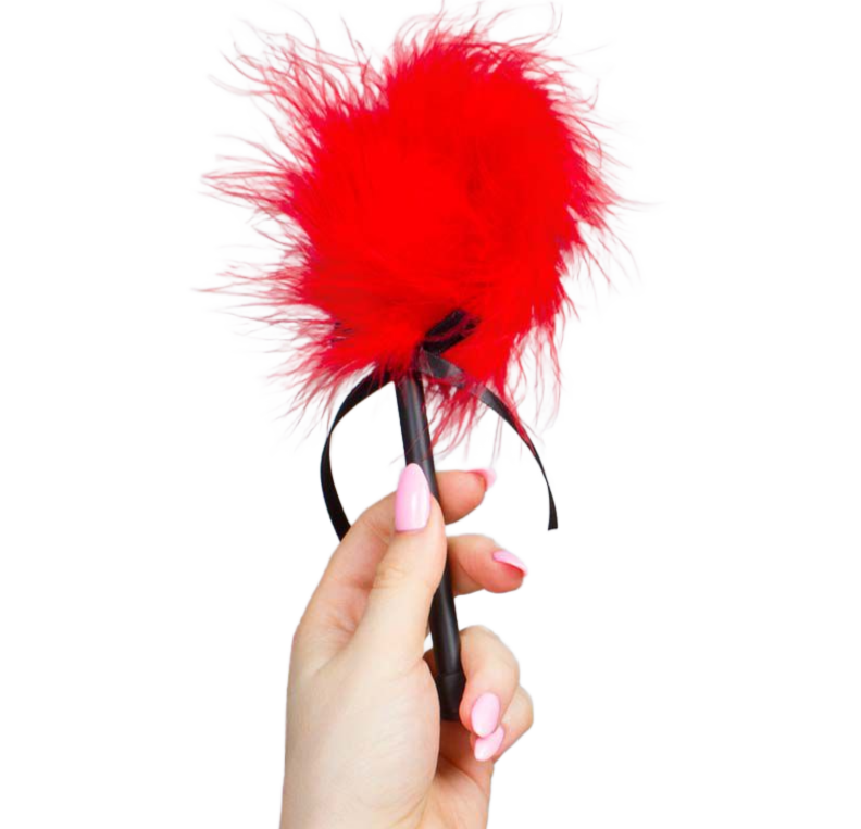 Secretplay Red Marabou Duster | Niks.fi verkkokauppa