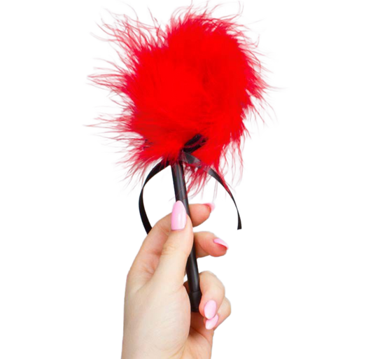 Secretplay Red Marabou Duster | Niks.fi verkkokauppa
