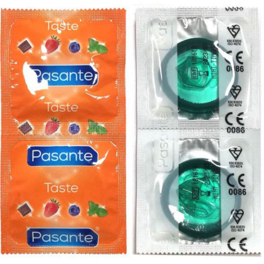 Pasante Condoms Flavor Mint Bag 144 Units | Niks.fi verkkokauppa