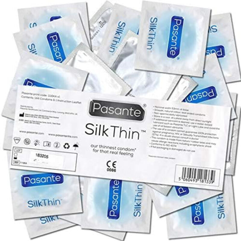 Pasante Condoms Silk Thinest 144 Units | Niks.fi verkkokauppa