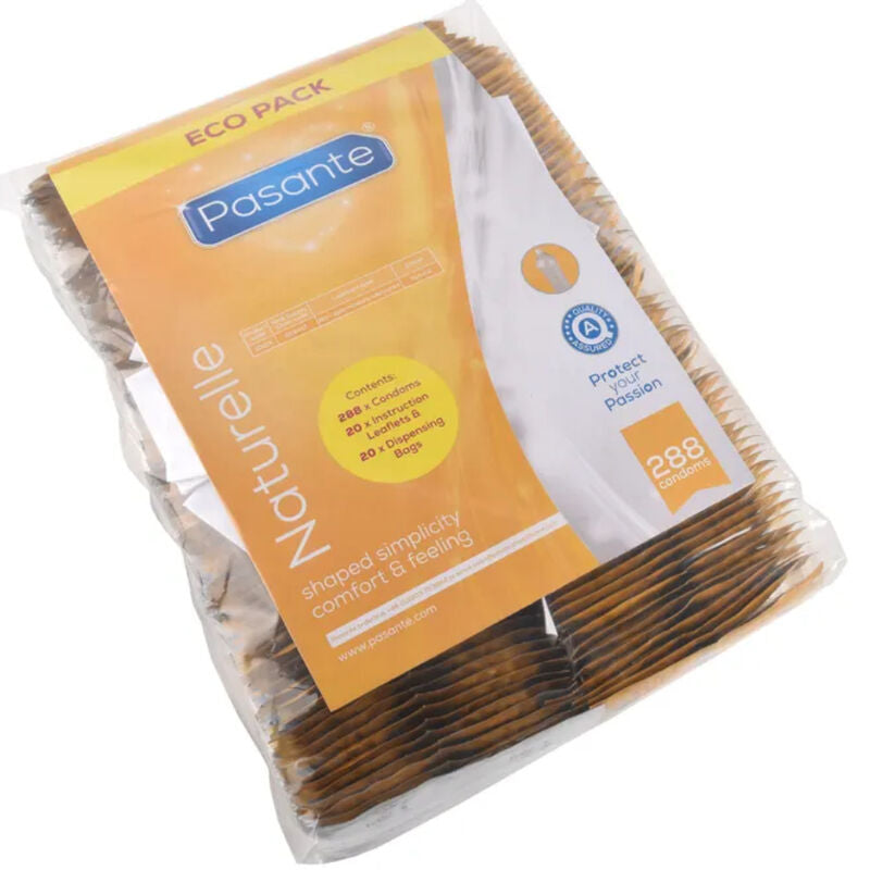 Pasante Condoms Eco Pack Naturelle Bag 288 Units | Niks.fi verkkokauppa