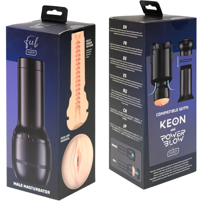 Kiiroo Feel Stroker Generic Pale Powerblow Compatible | Niks.fi verkkokauppa