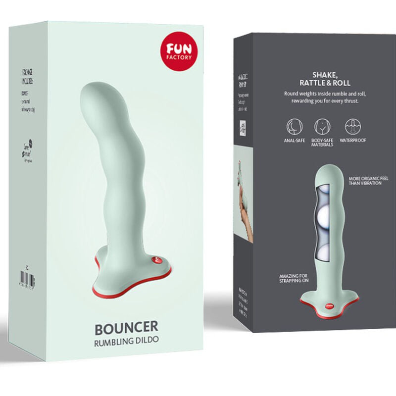 Fun Factory Bouncer Dildo Sage Green | Niks.fi verkkokauppa