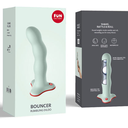 Fun Factory Bouncer Dildo Sage Green | Niks.fi verkkokauppa