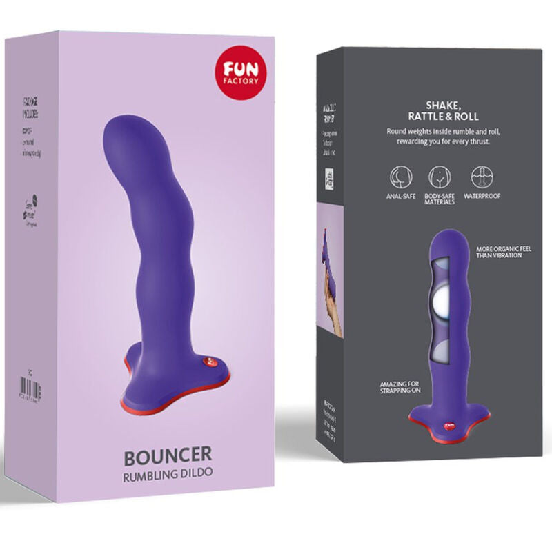 Fun Factory Bouncer Dildo Flashy Purple | Niks.fi verkkokauppa