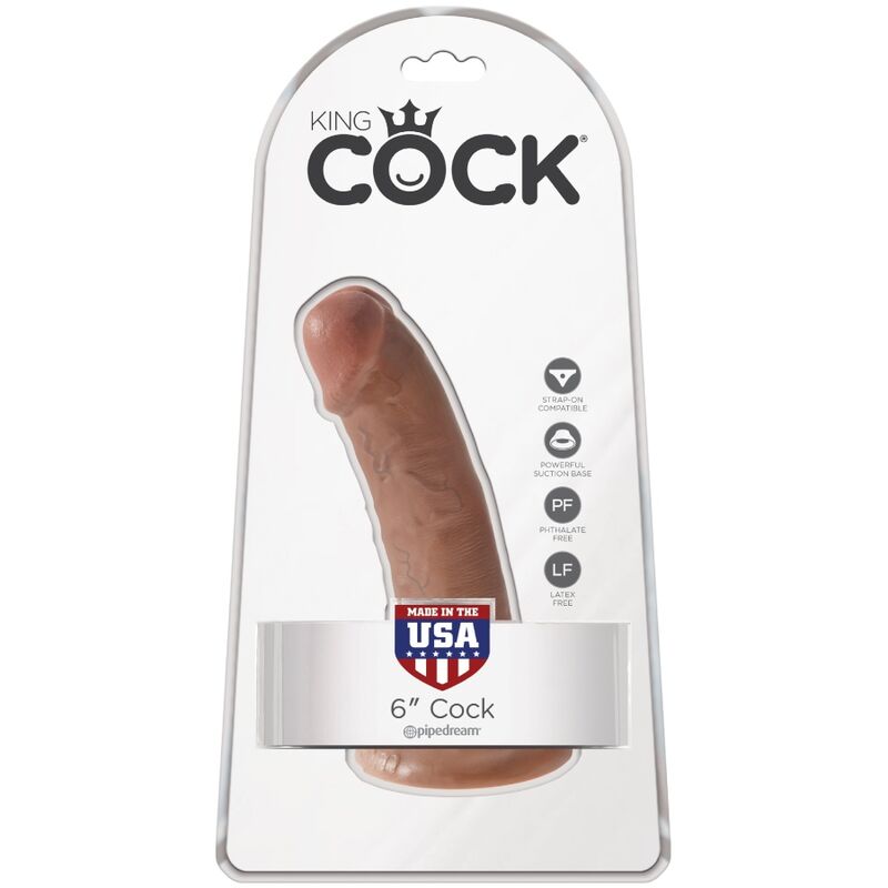 King Cock Realistic Penis 15 Cm Caramel | Niks.fi verkkokauppa