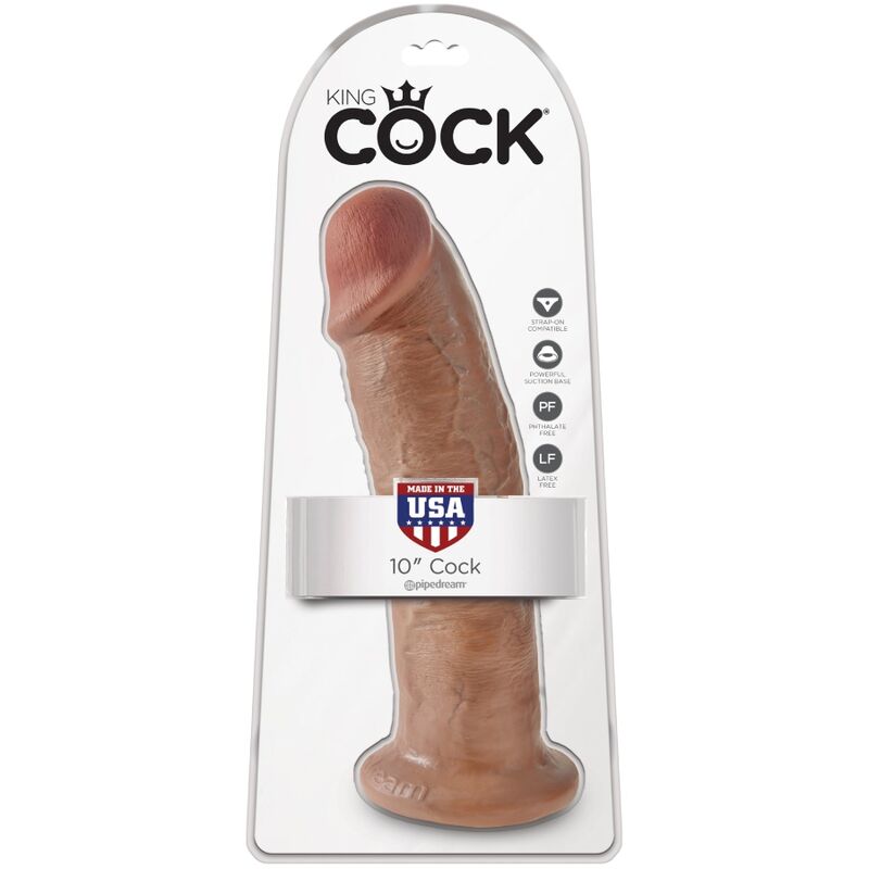King Cock Realistic Penis 24 Cm Caramel | Niks.fi verkkokauppa