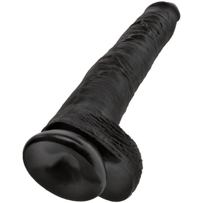 King Cock Realistic Penis With Balls 30.5 Cm Black | Niks.fi verkkokauppa