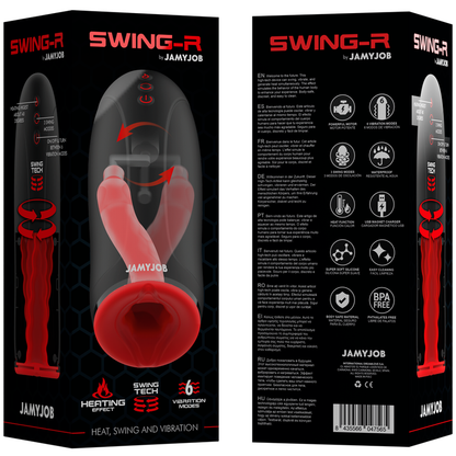 Jamyjob Swing-R Heating Effect, Swing Tech And Vibration Masturbator | Niks.fi verkkokauppa