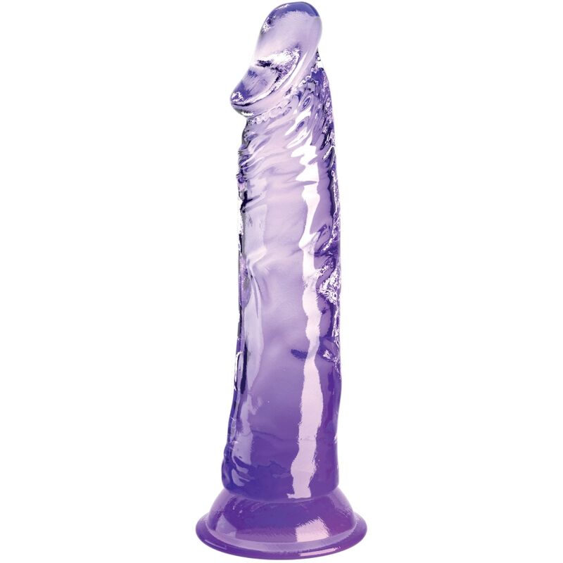 King Cock Clear Realistic Penis 19.7 Cm Purple | Niks.fi verkkokauppa