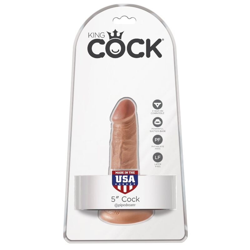 King Cock Realistic Penis 12 Cm Caramel | Niks.fi verkkokauppa