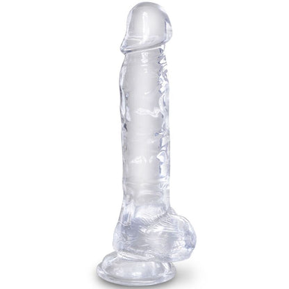King Cock Clear Realistic Penis With Balls 16.5 Cm Transparent | Niks.fi verkkokauppa