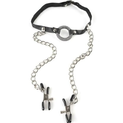 Fetish Fantasy Series Gag With Nipple Clamps | Niks.fi verkkokauppa