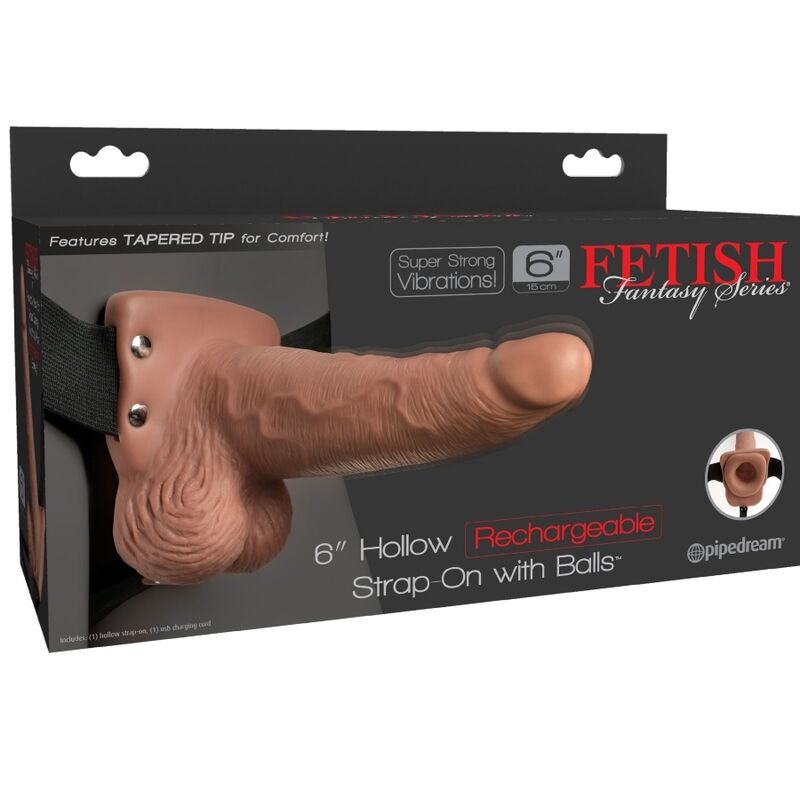 Fetish Fantasy Series Adjustable Harness Realistic Penis With Rechargeable Testicles And Vibrator 15 Cm | Niks.fi verkkokauppa