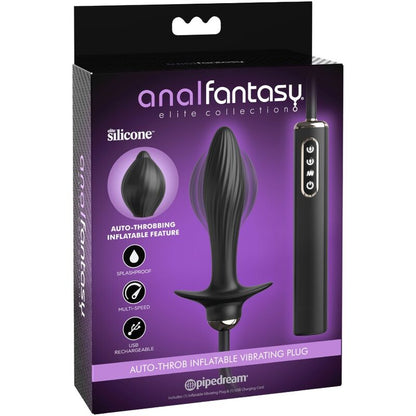 Anal Fantasy Elite Collection Inflatable Plug & Auto-Throb Vibrator | Niks.fi verkkokauppa