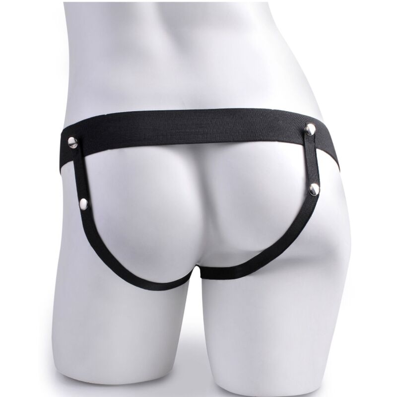Fetish Fantasy Series Adjustable Harness Remote Control Realistic Penis With Rechargeable Testicles And Vibrator 15 Cm | Niks.fi verkkokauppa