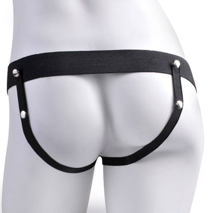 Fetish Fantasy Series Adjustable Harness Realistic Penis With Balls Rechargeable And Vibrator 17.8 Cm | Niks.fi verkkokauppa