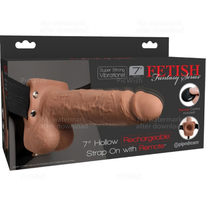 Fetish Fantasy Series Adjustable Harness Realistic Penis With Balls Rechargeable And Vibrator 17.8 Cm | Niks.fi verkkokauppa