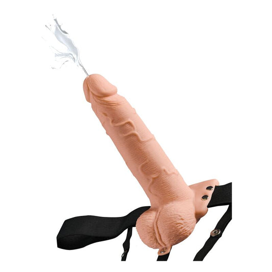 Fetish Fantasy Series Adjustable Harness Realistic Penis With Balls Squirting 19 Cm | Niks.fi verkkokauppa