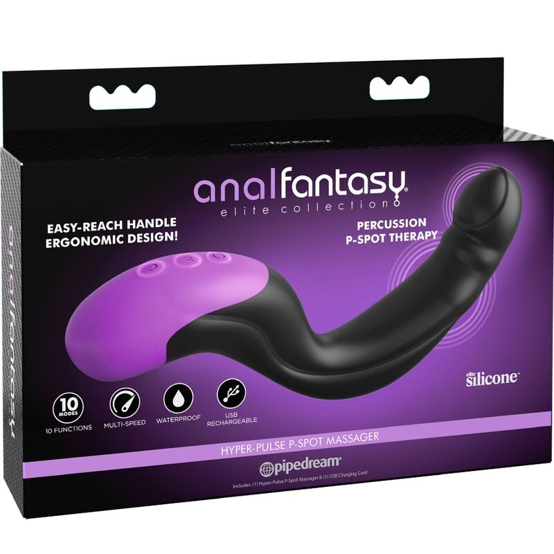 Anal Fantasy Elite Collection Hyper-Pulse P-Point Anal Massager | Niks.fi verkkokauppa