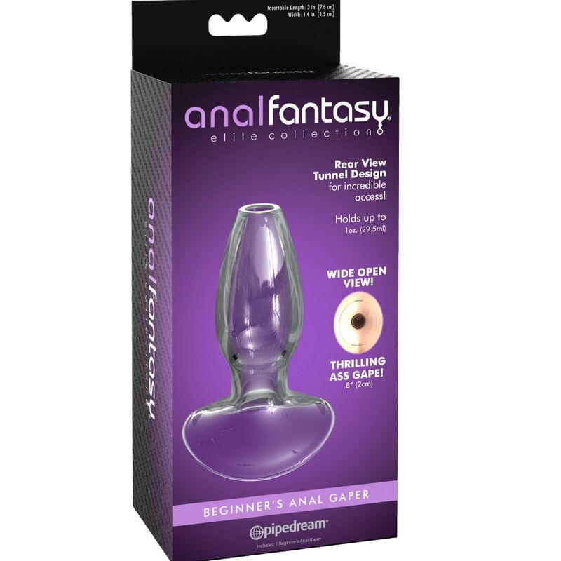Anal Fantasy Elite Collection Anal Gaper Dilator For Beginners Crystal Size S | Niks.fi verkkokauppa