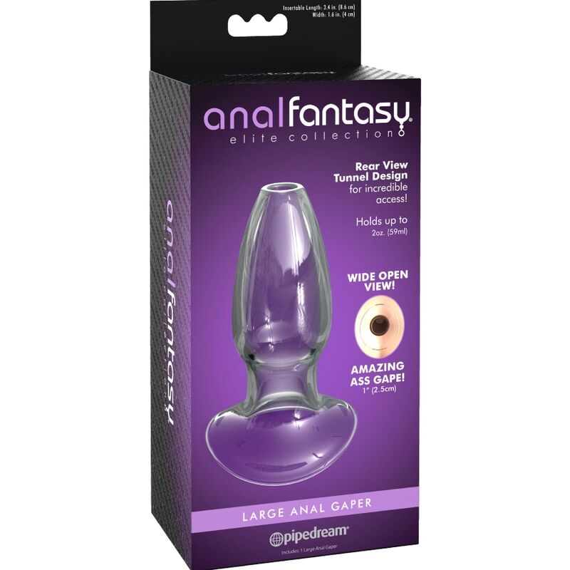 Anal Fantasy Elite Collection Anal Gaper Crystal Dilator Size M | Niks.fi verkkokauppa