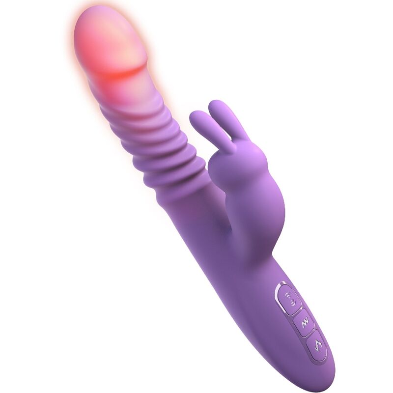 Fantasy For Her Rabbit Clitoris Stimulator With Heat Oscillation And Vibration Function Violet | Niks.fi verkkokauppa