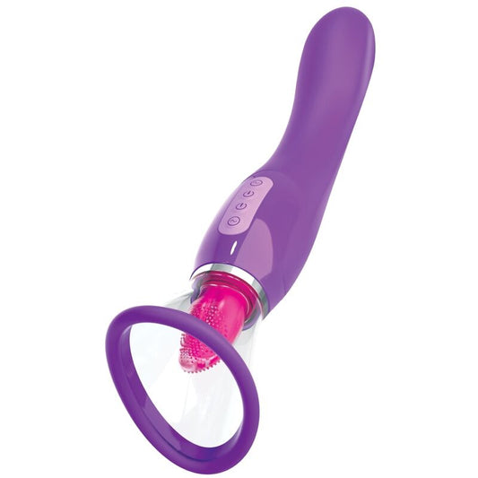 Fantasy For Her Clitoris Sucker Stimulating Tongue Violet | Niks.fi verkkokauppa