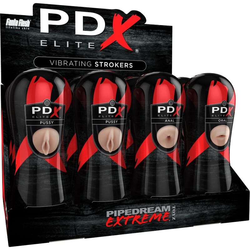 Pdx Elite Stroker Set 12 Units: 6X Vagina, 3X Ano, 3X Mouth | Niks.fi verkkokauppa