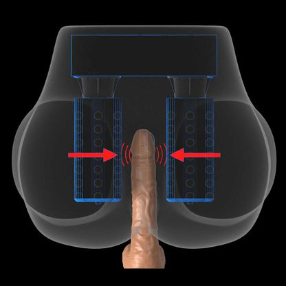 Pdx Elite Mega Masturbator Milk Me Silly Vagina & Ano Brown | Niks.fi verkkokauppa