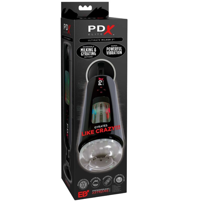 Pdx Elite Stroker Ultimate Milker 2 Rotating & Vibrator | Niks.fi verkkokauppa