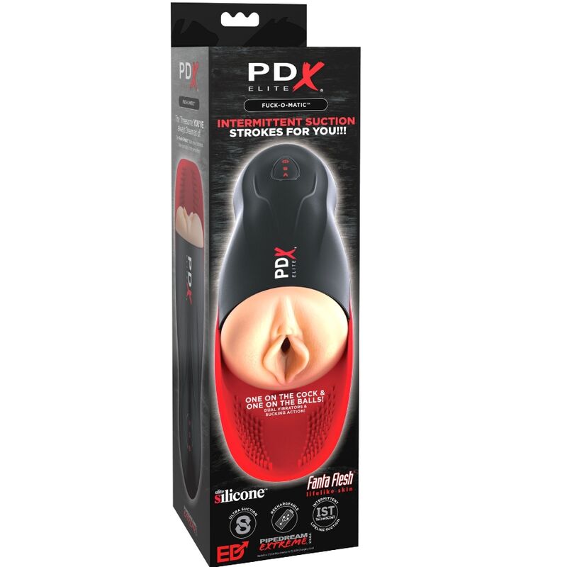 Pdx Elite Stroker Fuck-O-Matic Vagina Double Vibration Penis & Testicles | Niks.fi verkkokauppa