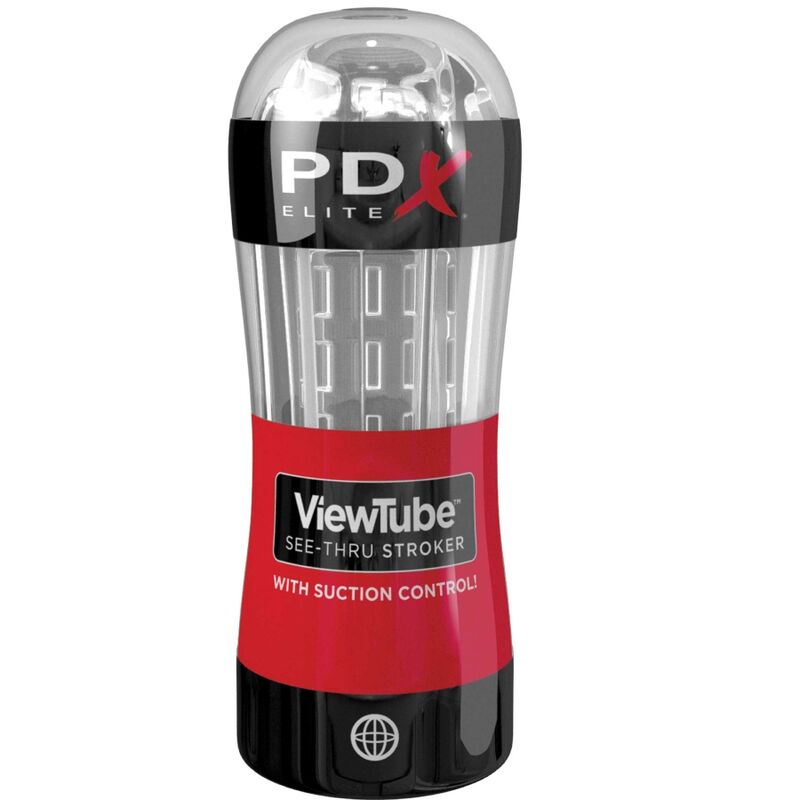 Pdx Elite Stroker Viewtube Control Suction Transparent | Niks.fi verkkokauppa