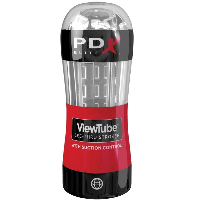 Pdx Elite Stroker Viewtube Control Suction Transparent | Niks.fi verkkokauppa