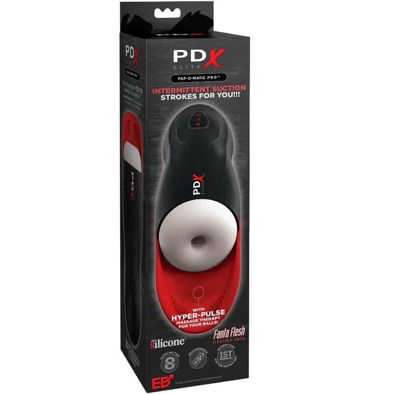 Pdx Elite Stroker Fap-O-Matic Pro With Testicle Base | Niks.fi verkkokauppa