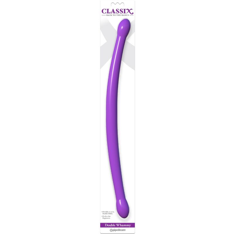 Classix Flexible Double Dildo 43.7 Cm Purple | Niks.fi verkkokauppa