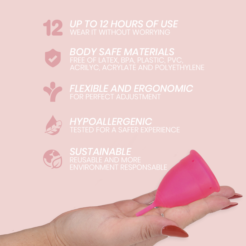 Intimichic Menstrual Cup Medical Grade Silicone Size S | Niks.fi verkkokauppa