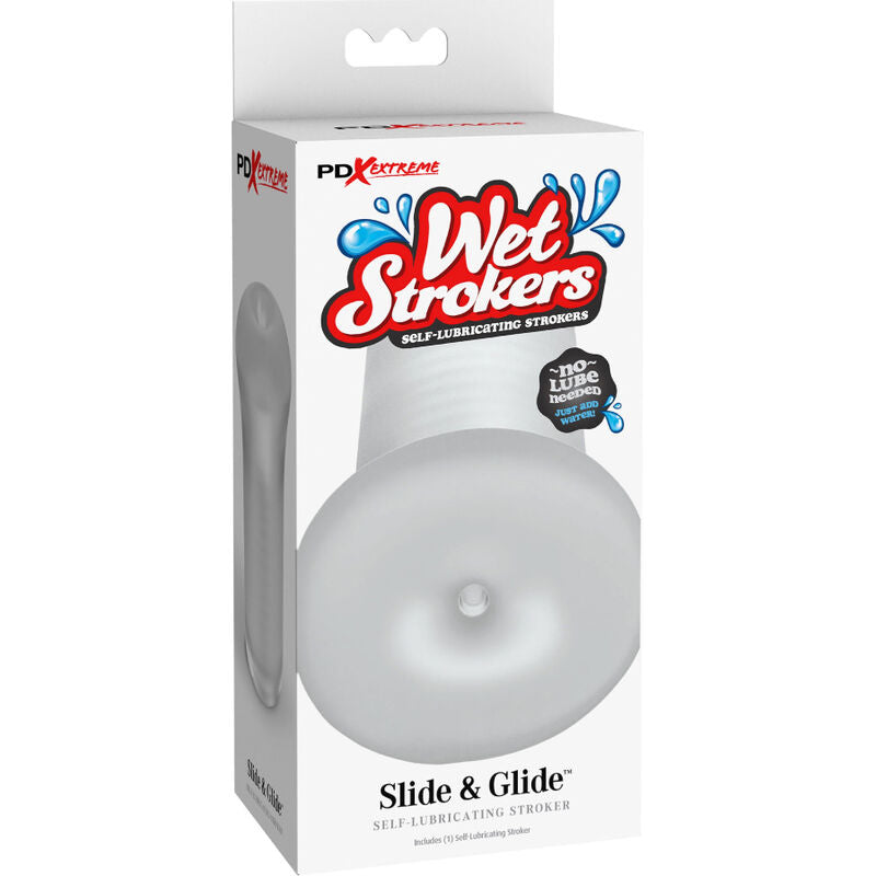 Fetish Fantasy Extreme Slide & Glide Stroker Silicone Transparent | Niks.fi verkkokauppa