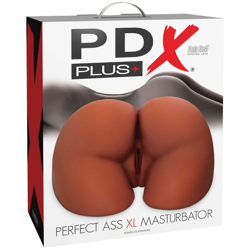 Pdx Plus Perfect Ass Xl Double Entry Brown Masturbator | Niks.fi verkkokauppa