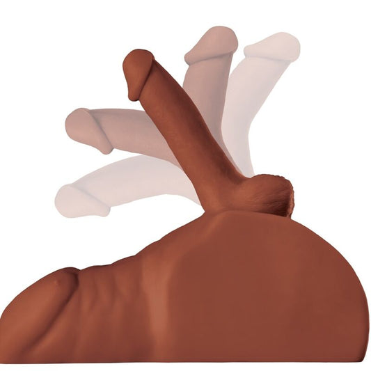 Pdx Plus Perfect Ride Masturbator Penis And Anus Brown | Niks.fi verkkokauppa