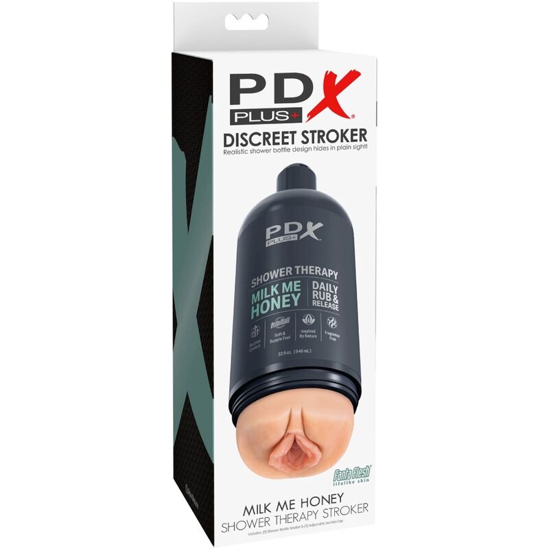 Pdx Plus Stroker Masturbator Discreet Design Of Milk Me Honey Shampoo Bottle | Niks.fi verkkokauppa