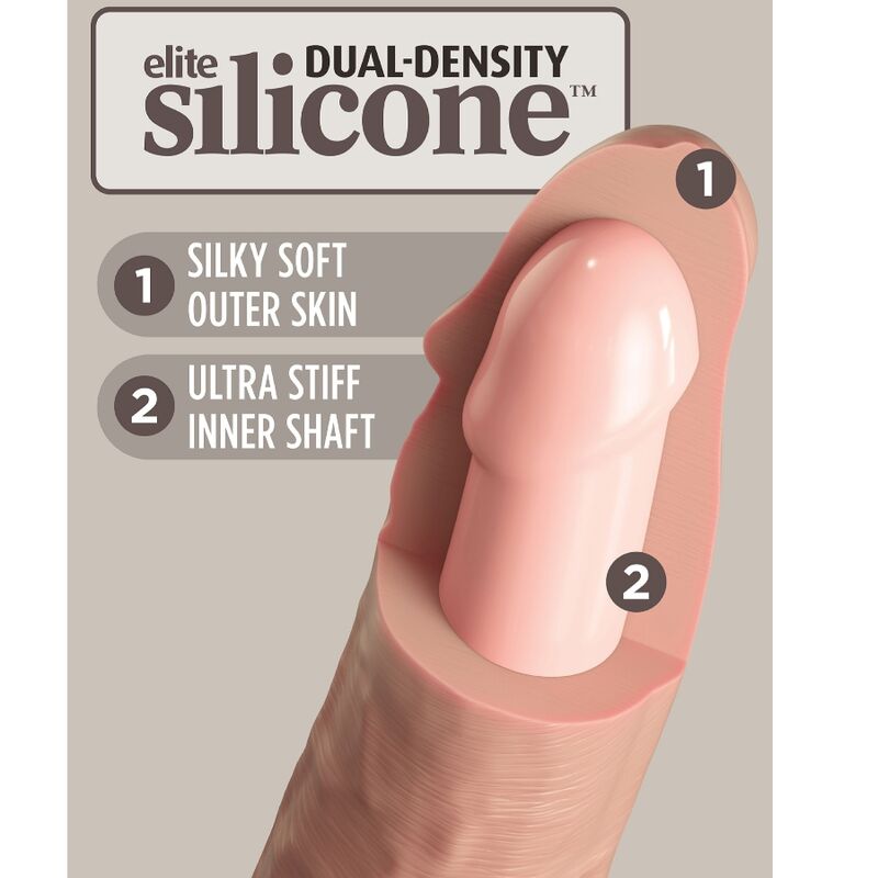 King Cock Elite Realistic Silicone Dildo 15.2 Cm | Niks.fi verkkokauppa