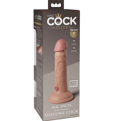 King Cock Elite Realistic Silicone Dildo 15.2 Cm | Niks.fi verkkokauppa