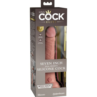 King Cock Elite Realistic Silicone Dildo 17.8 Cm | Niks.fi verkkokauppa