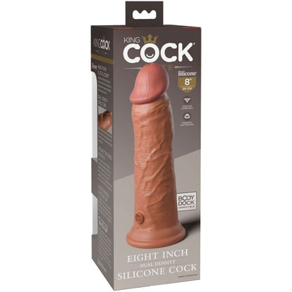 King Cock Elite Realistic Silicone Dildo 20.3 Cm Caramel | Niks.fi verkkokauppa