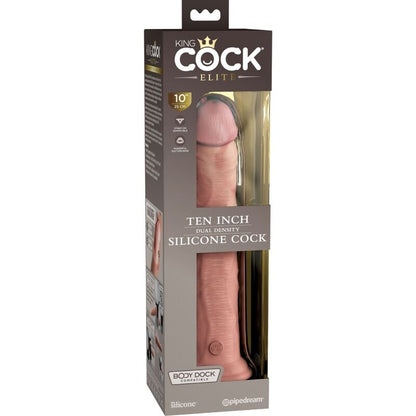 King Cock Elite Realistic Silicone Dildo 25.4 Cm | Niks.fi verkkokauppa