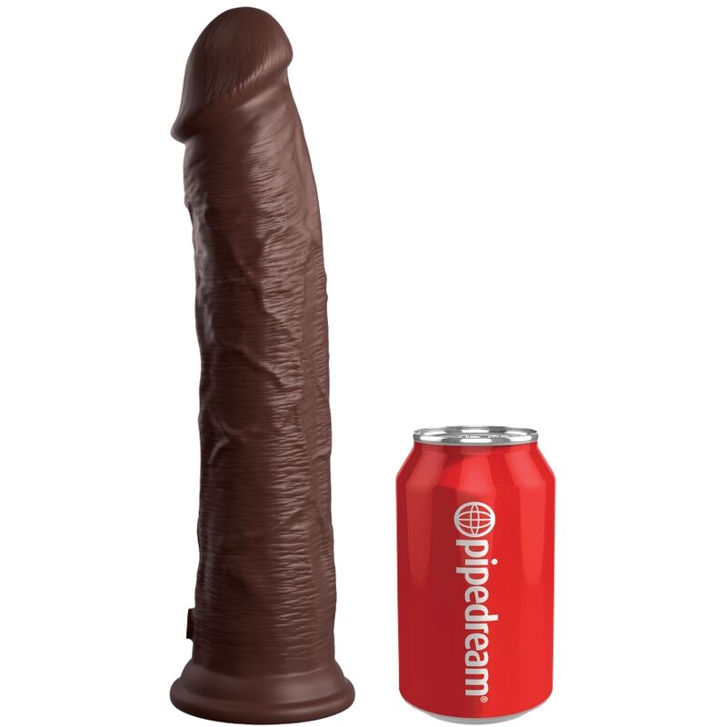 King Cock Elite Realistic Silicone Dildo 28 Cm Brown | Niks.fi verkkokauppa
