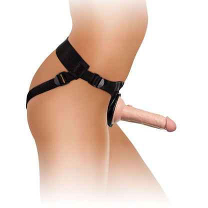 King Cock Elite Adjustable Harness With Dildo 15.2 Cm For Beginners | Niks.fi verkkokauppa