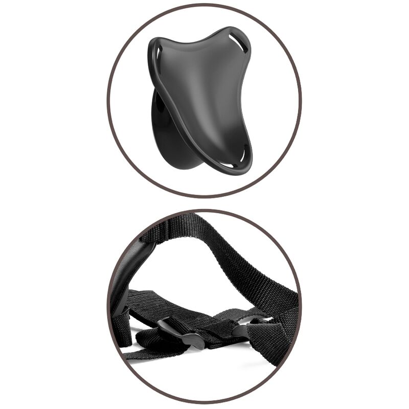 King Cock Elite Adjustable Harness With Dildo 15.2 Cm For Beginners | Niks.fi verkkokauppa