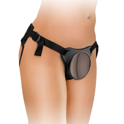 King Cock Elite Comfy Adjustable Harness With Dildo 17.8 Cm | Niks.fi verkkokauppa